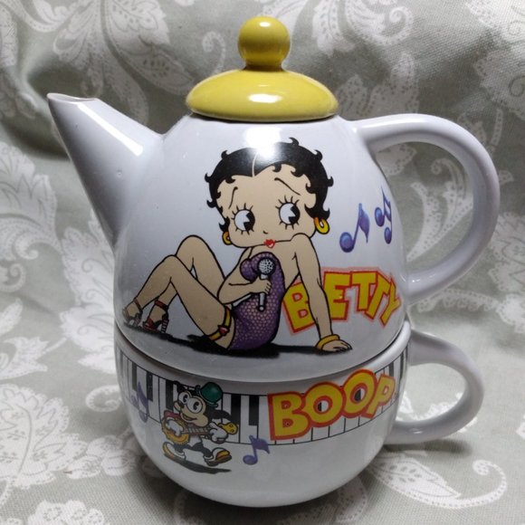 Betty Boop Kitchen Betty Boop Tea For One Tea Potcup Poshmark